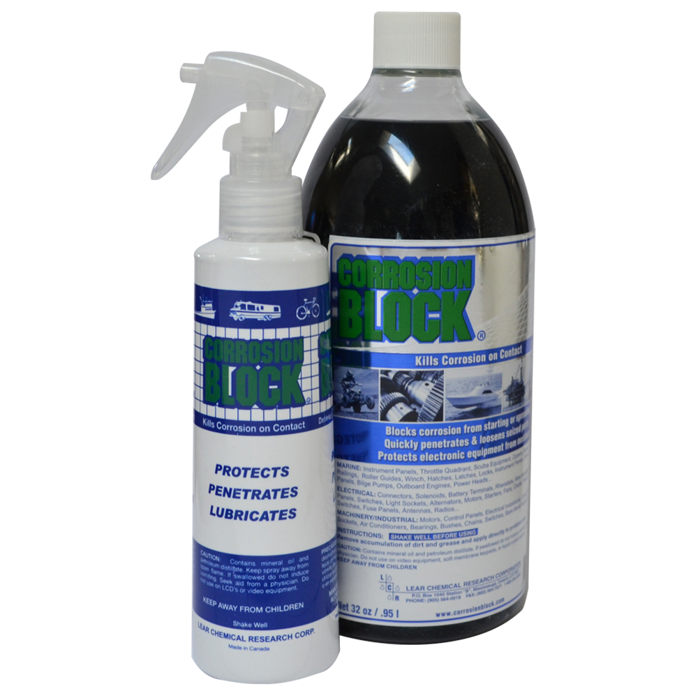 [20032] Corrosion Block 32oz Bottle with Pump - Non-Hazmat, Non-Flammable & Non-Toxic