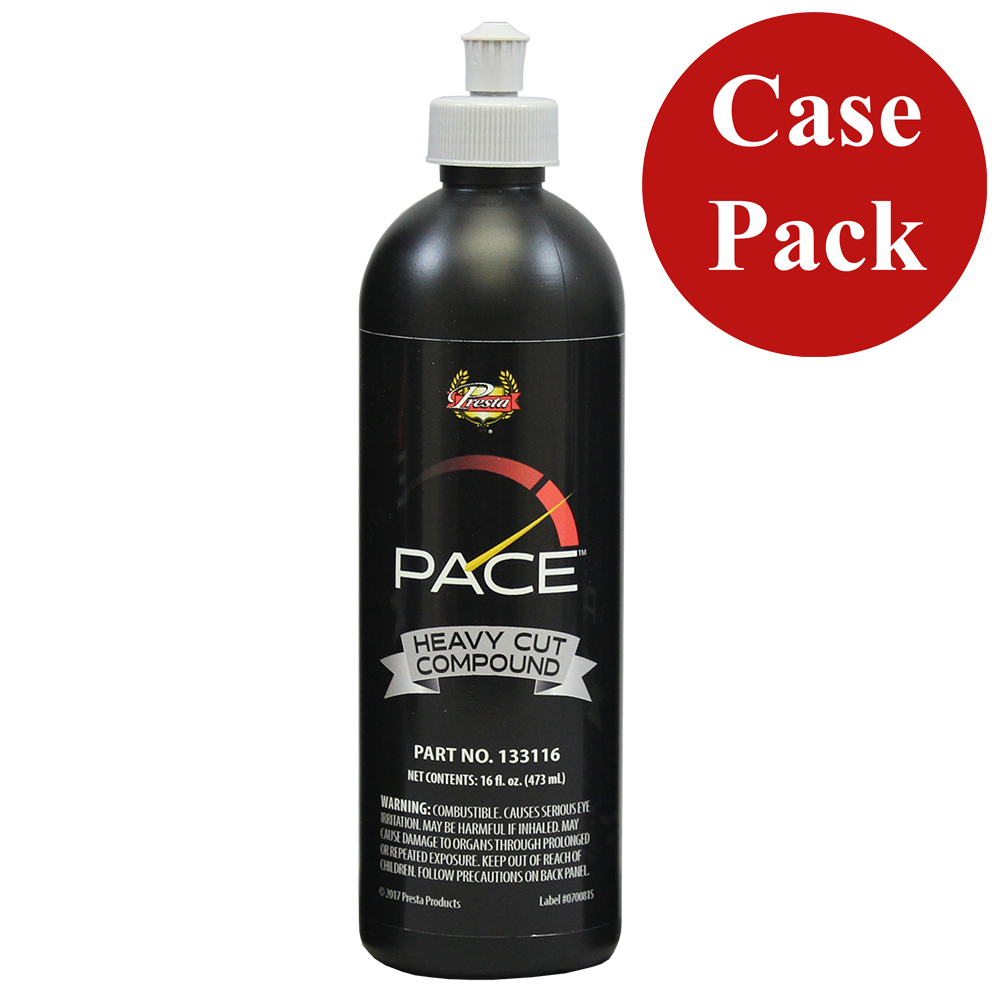 [133116CASE] Presta PACE™ Heavy Cut Compound - 16oz - *Case of 6*