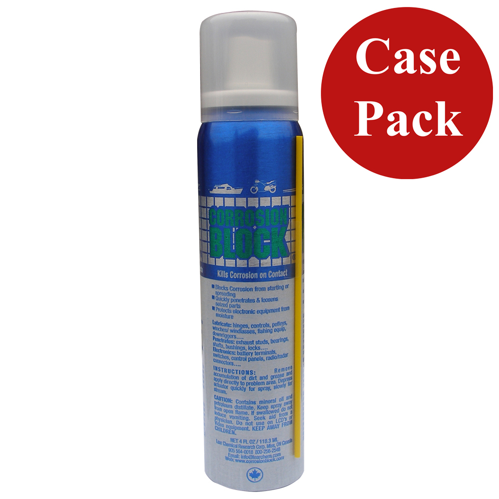 [20002CASE] Corrosion Block Liquid Pump Spray - 4oz - Non-Hazmat, Non-Flammable & Non-Toxic *Case of 24*