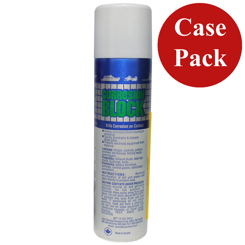 [20012CASE] Corrosion Block 12oz Aerosol Can - Non-Hazmat, Non-Flammable & Non-Toxic *Case of 12*