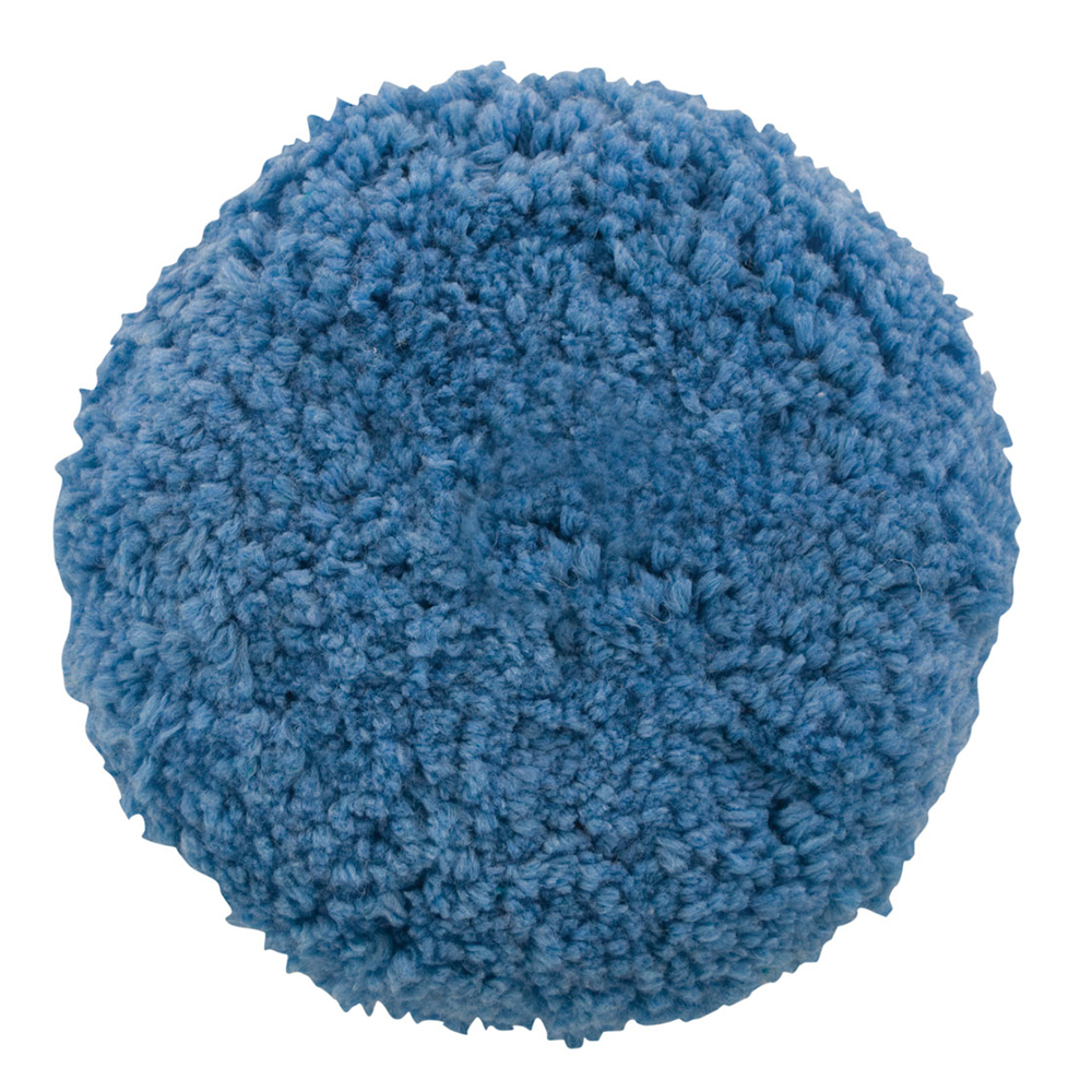 [890164] Presta Blue Blended Wool Medium Cutting Pad - 9" Screw-On Pad