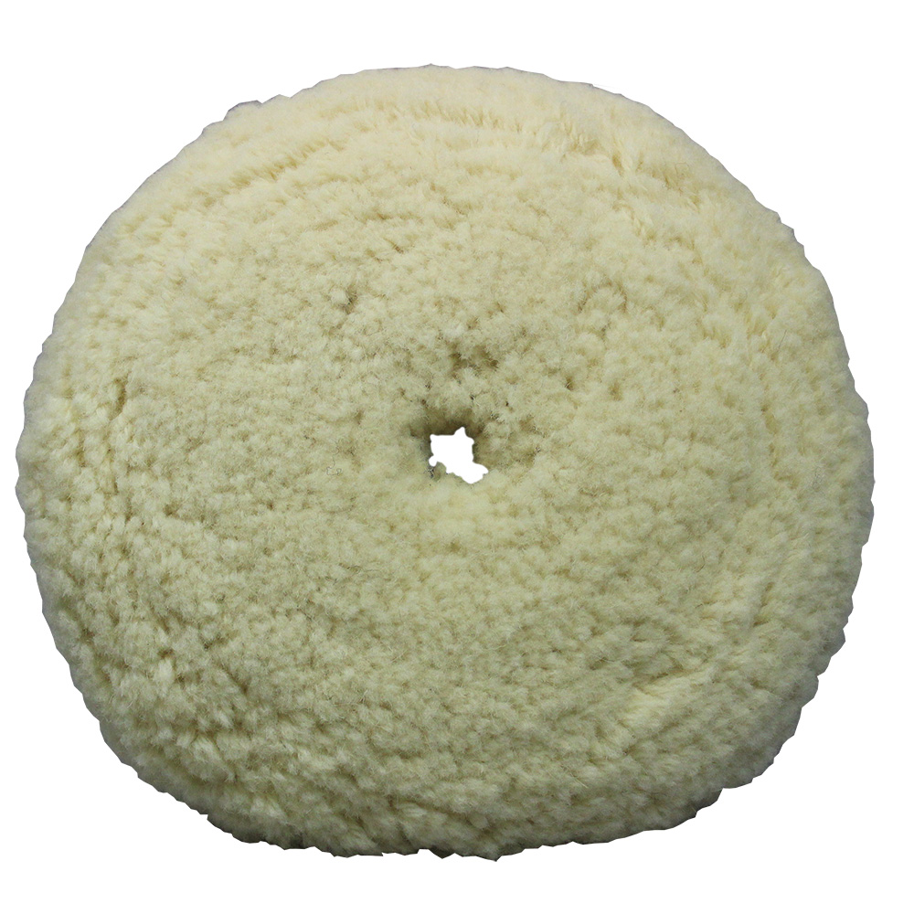 [890141] Presta White Wool Aggressive Cutting Pad - 9"
