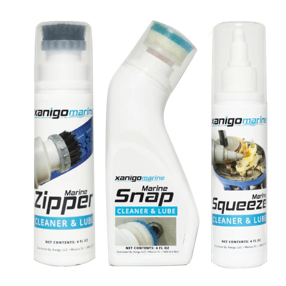 [XMZSLS3PC] Xanigo Marine 3-Piece Marine Zipper & Snap Lube Set