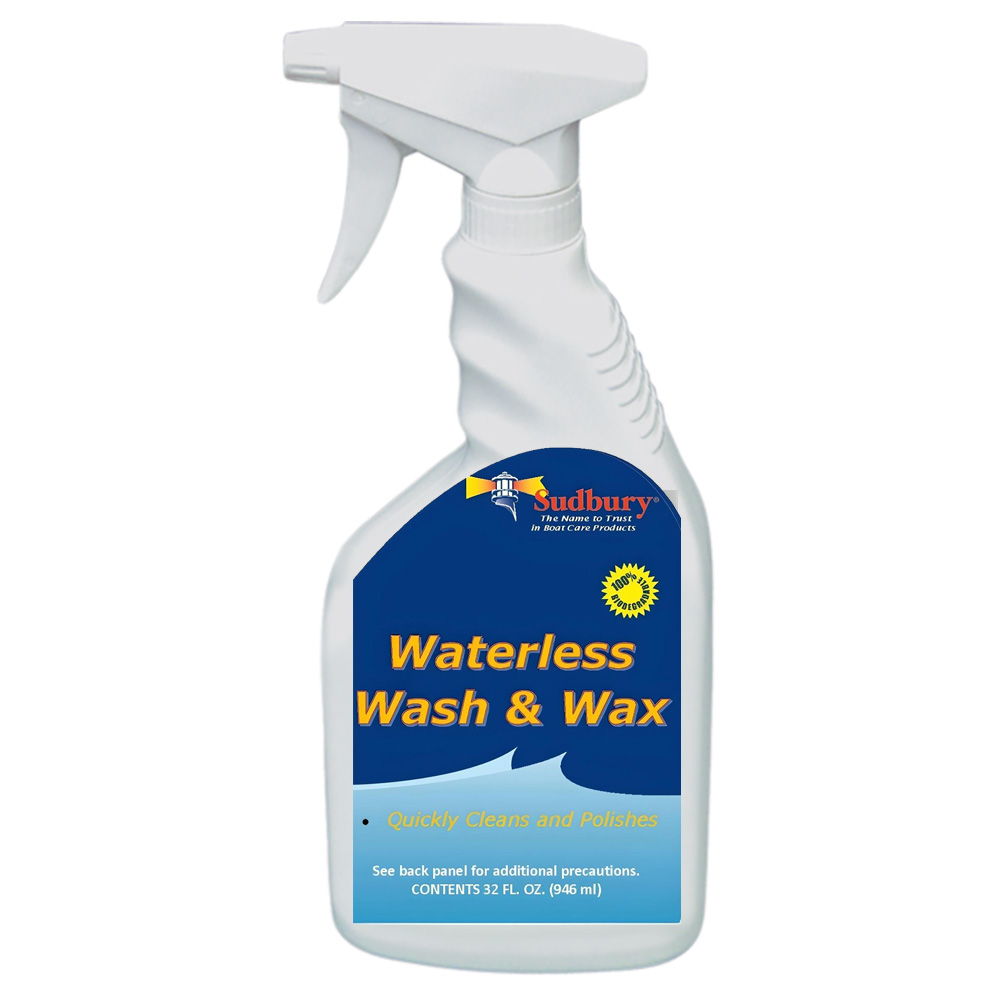 [150Q] Sudbury Waterless Wash & Wax - 32oz Spray Bottle