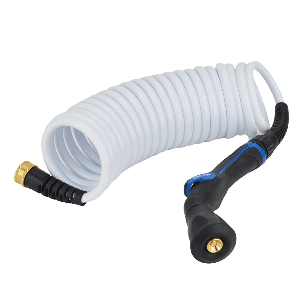 [HS2011K] HoseCoil Skipper Spray System with 20' 3/8" Hose - White