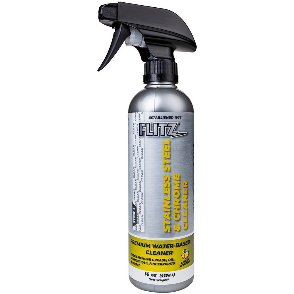 [SP01506] Flitz Stainless Steel & Chrome Cleaner with Degreaser - 16oz