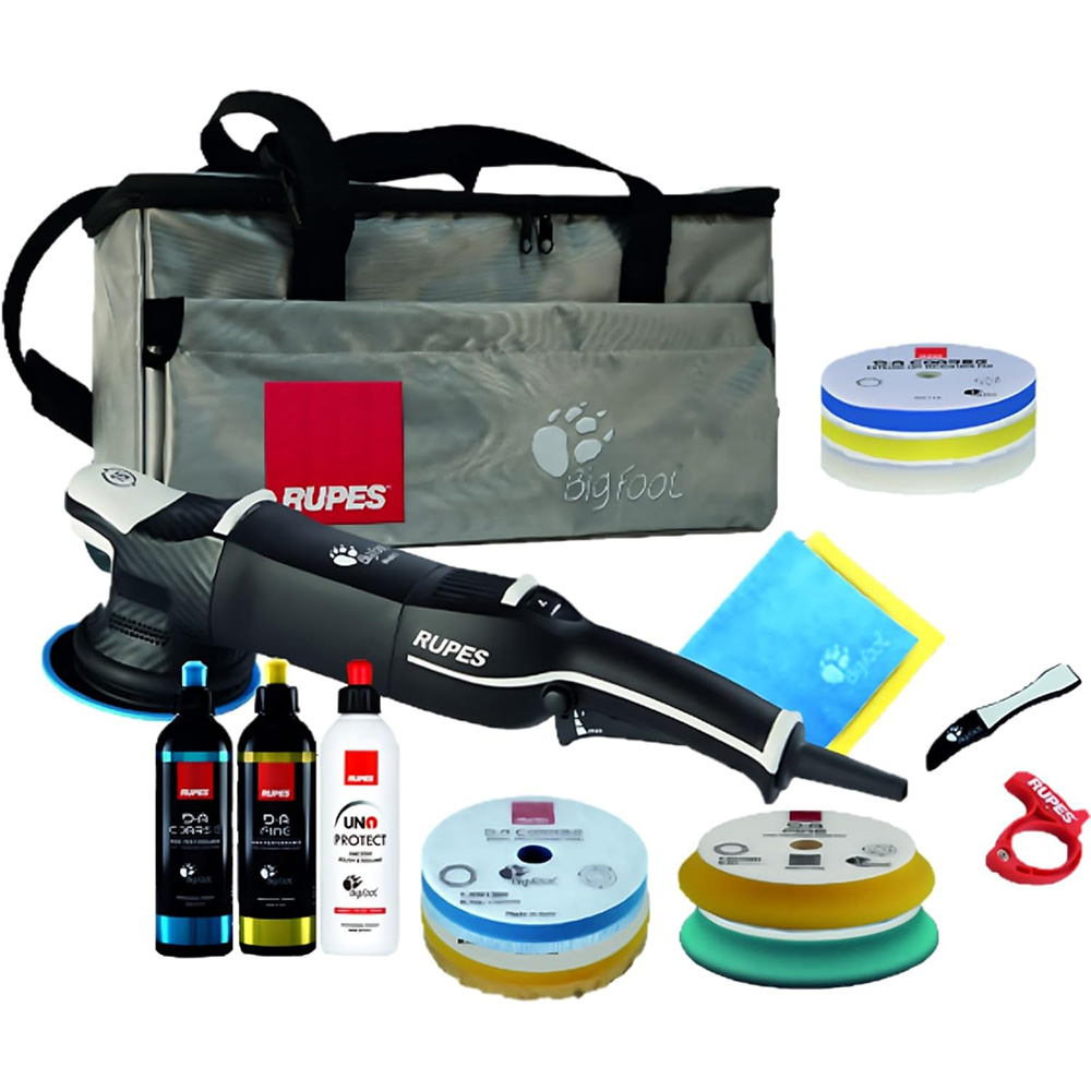 [LHR15V/US/CMP] RUPES Random Orbital Polisher Bigfoot LHR15 Mark V Complete Kit