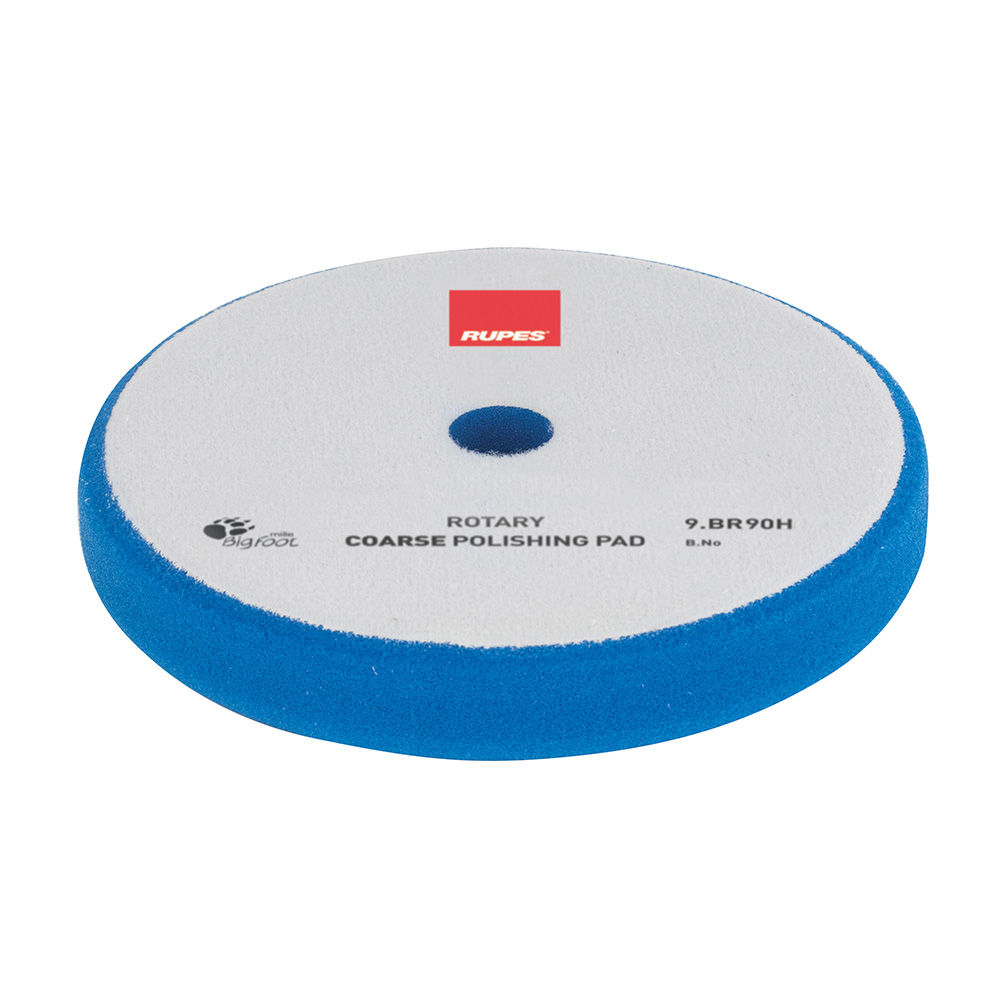 [9.BR90H] RUPES Rotary Coarse Polishing Foam Pad 75/50mm - Blue