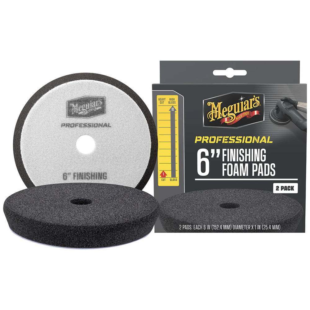 [M6FFP2] Meguiar's Professional 6" Foam Finishing Pads *2-Pack