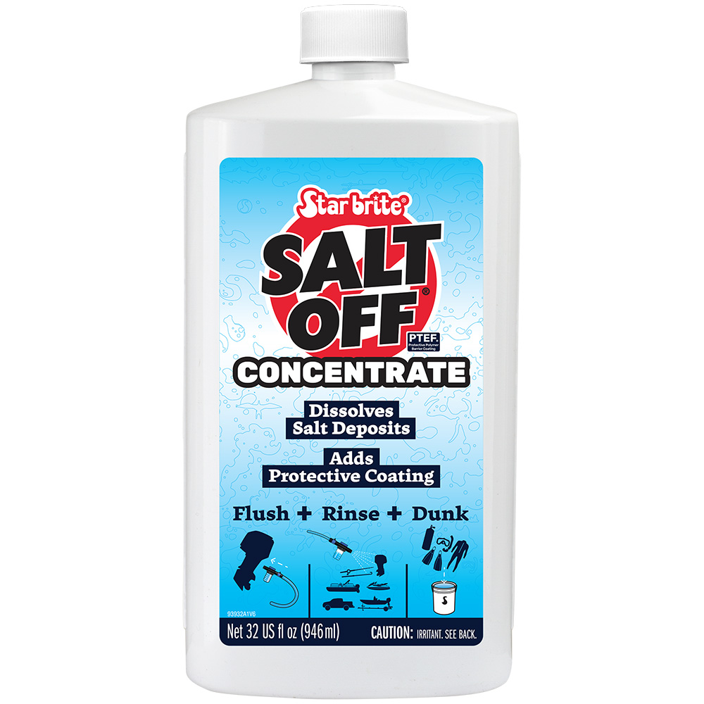 [93932] Star brite Salt Off - Concentrate- Salt Remover Wash & Engine Flush - 32 oz