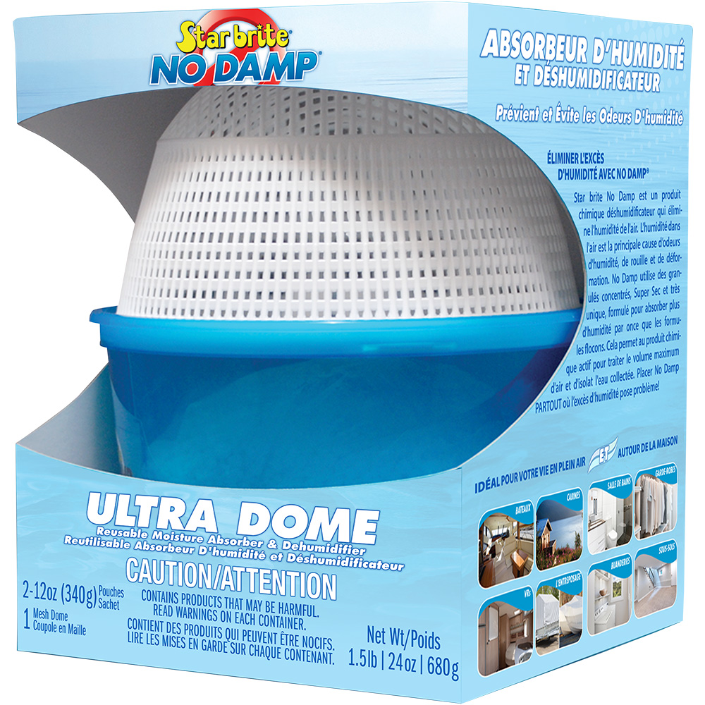 [85460] Star brite No Damp Ultra Dome Absorber & Dehumidifier - 24 oz
