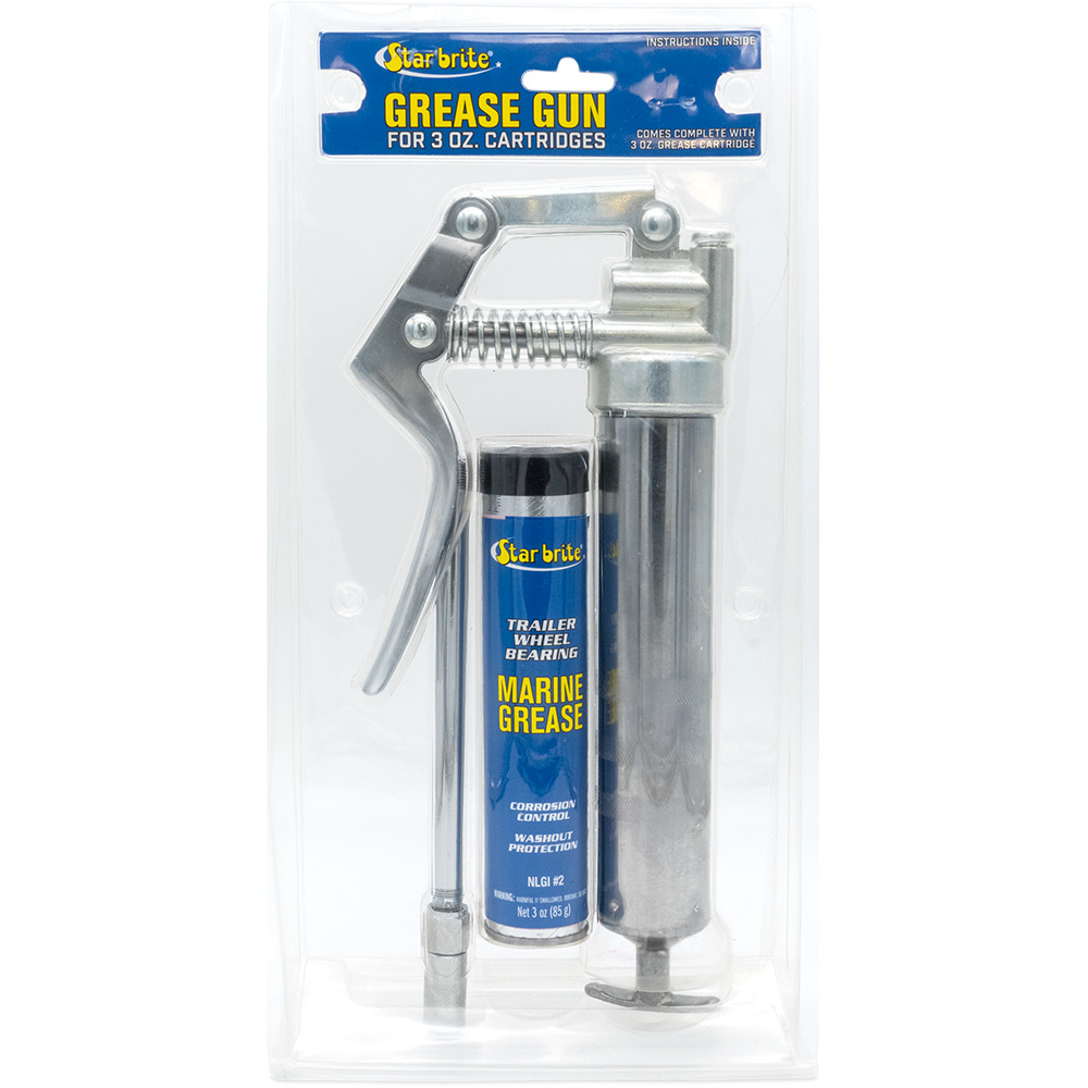 [28703] Star brite Pistol Grease Gun with Marine-Grade Cartridge - 3 oz