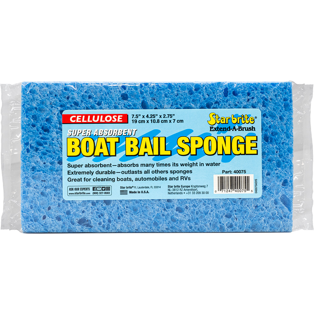 [40075] Star brite Super Absorbent Cellulose Bail Sponge XL - 7.5" x 4.25" x 2.75"