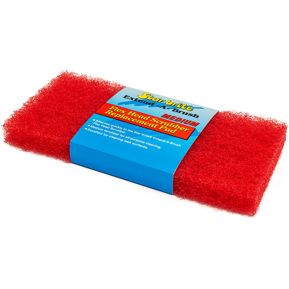 [40126] Star brite Large Scrub Red Pad - Medium Texture