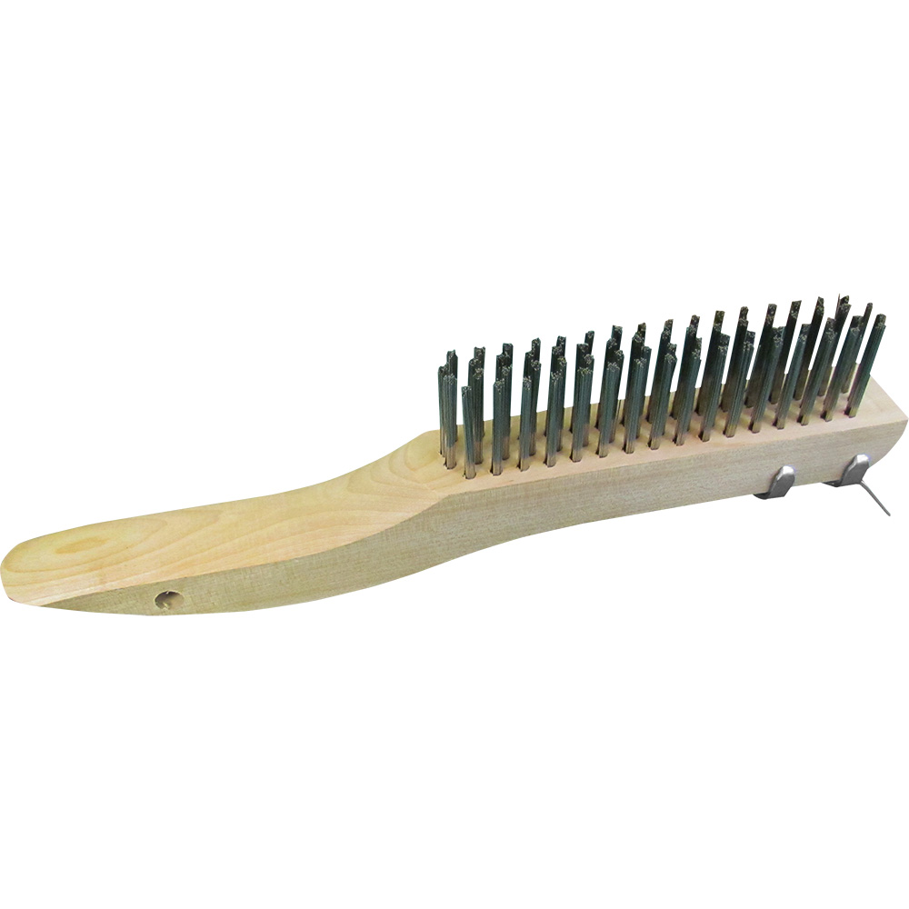 Star brite 10.5" Stainless Steel Bristle Brush with Scraper