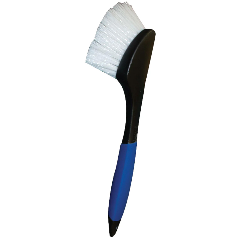 [40115] Star brite Stiff Deck Brush with Long Handle - Heavy-Duty Marine Scrubber