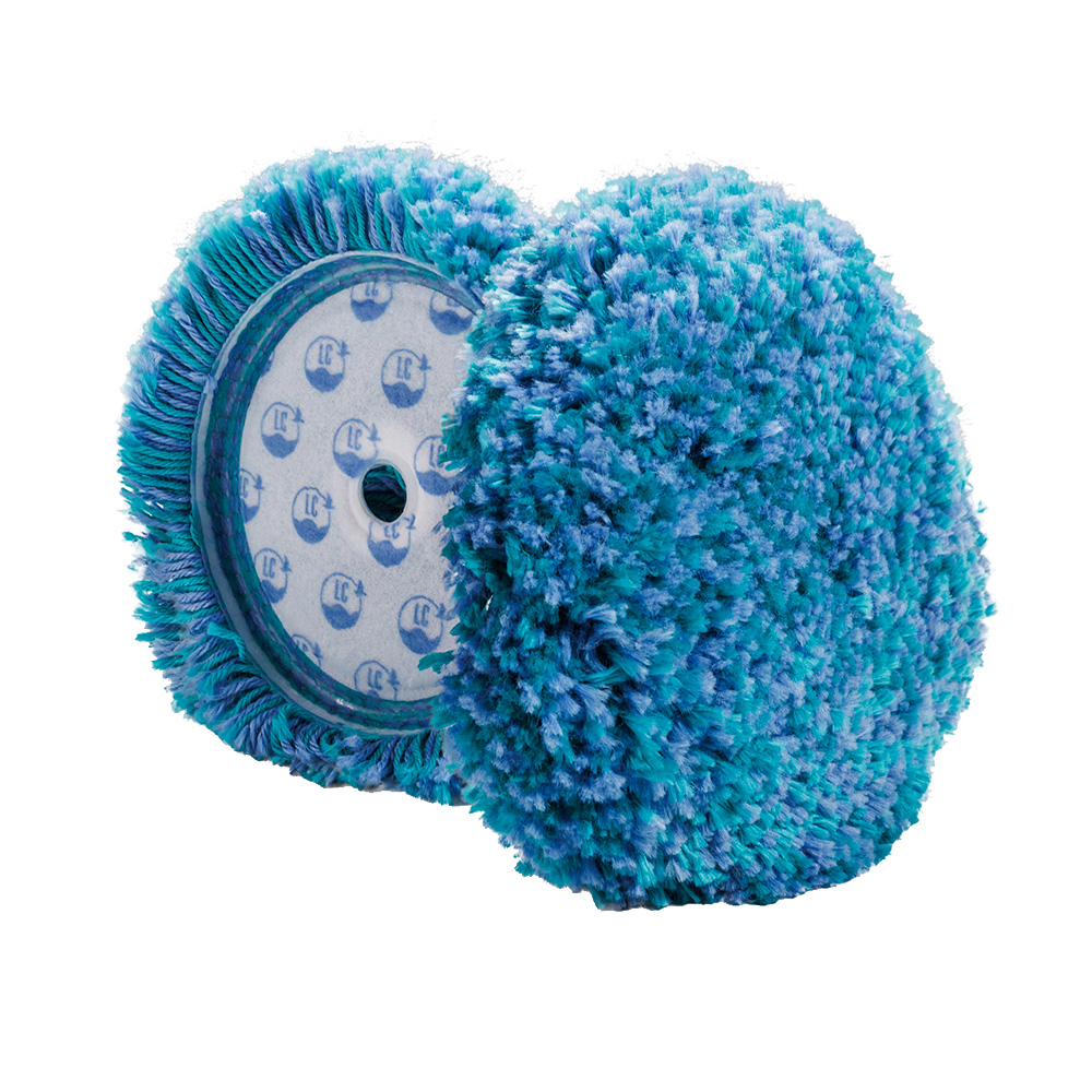 [ML-925A-LC] Lake Country Marine Blue/Teal Medium Cut Wool Pad - 6.5" x 1.5"