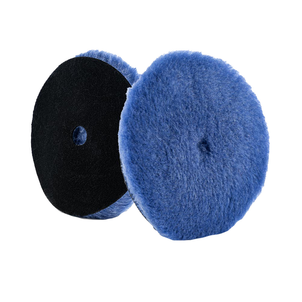 Lake Country Blue Hybrid Wool with Center Hole 6.25" x 1"