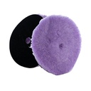Lake Country Purple Foamed Wool Buffing/Polishing Pad with Center Hole 7.5" x 1"