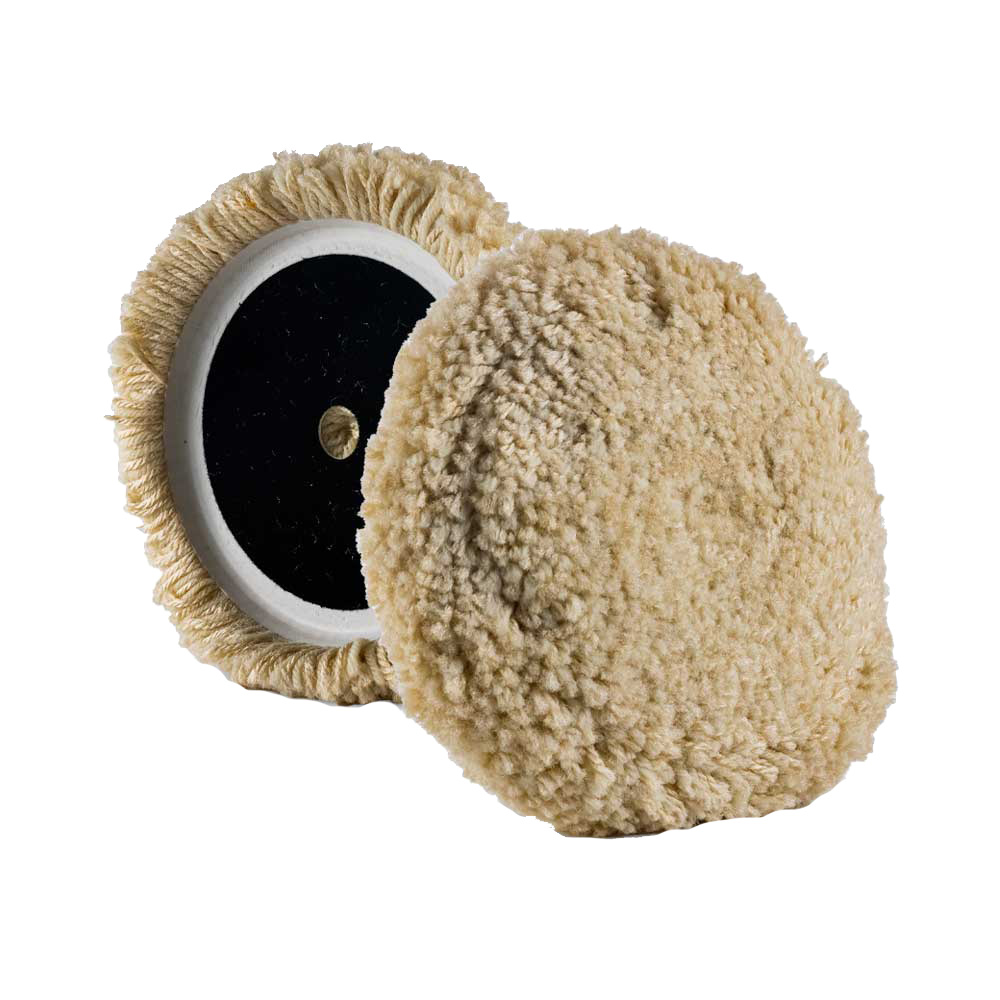 [19-040-LC] Lake Country 50/50 Steamed Twisted Wool/Polyester Pad 8" x 1.5"