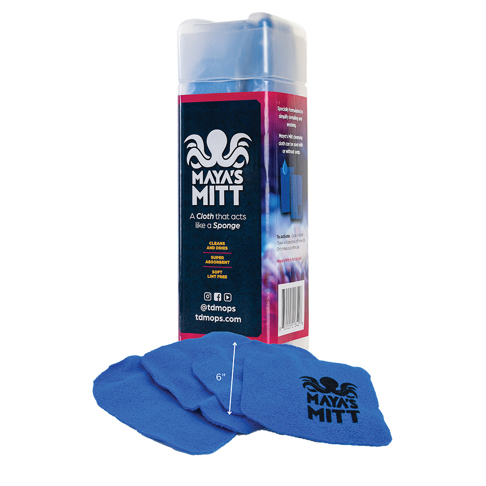 [MMSMALL] TD Mop Maya's Mitt - Detailing Sponge Cloth - 6" x 6" *4-Pack