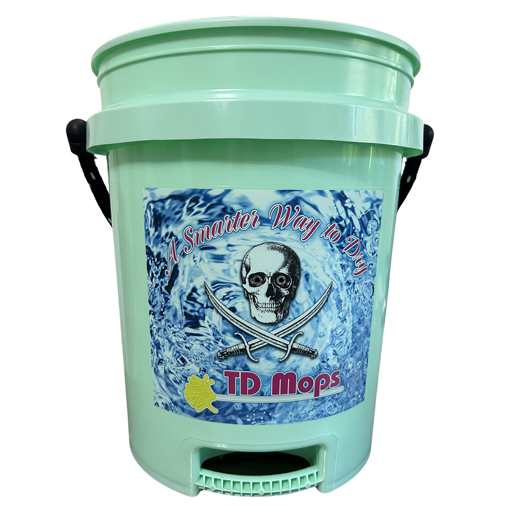 [GREENGRIP] TD Mop TD Grip Bucket - Teal Green - 5 Gallon