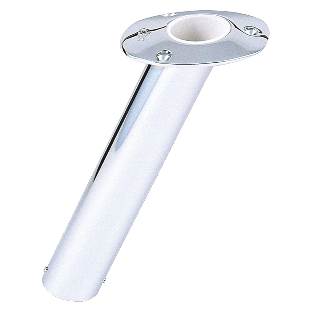 [RH530SS] Lee's 30° Stainless Steel Flush Mount Rod Holder - 2.25" O.D.