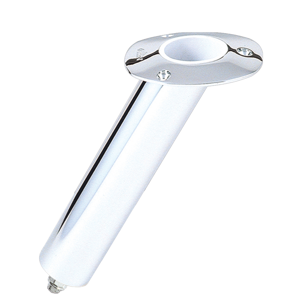 [RH575] Lee's 30° Stainless Steel Swivel Base Flush Mount Rod Holder 2.25" OD X 10.5" Tube
