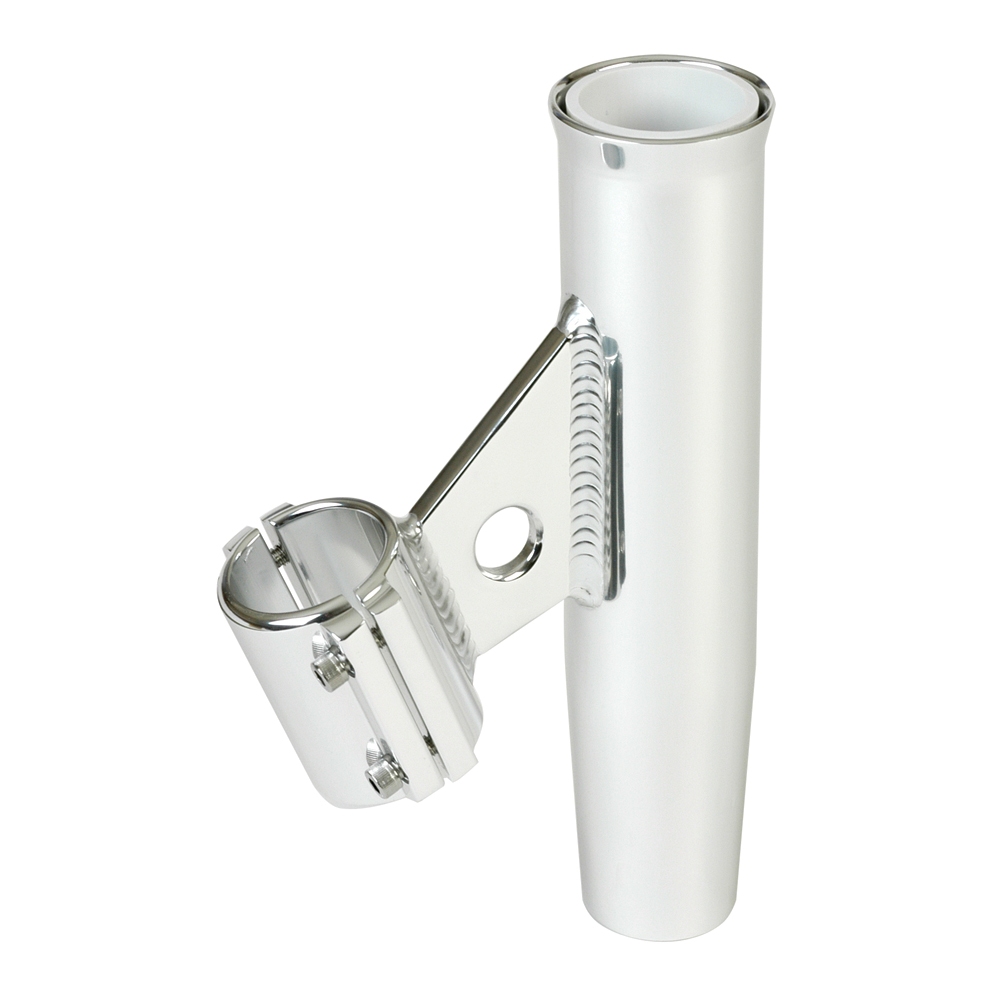 [RA5005SL] Lee's Clamp-On Rod Holder - Silver - Vertical Mount - Fits 2.375" O.D. Pipe