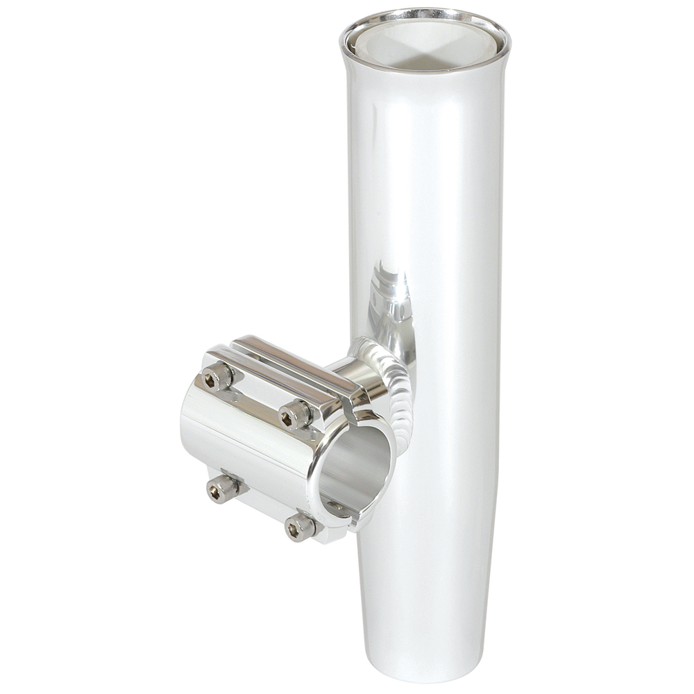 [RA5201SL] Lee's Clamp-On Rod Holder - Silver Aluminum - Horizontal Mount - Fits 1.050" O.D. Pipe