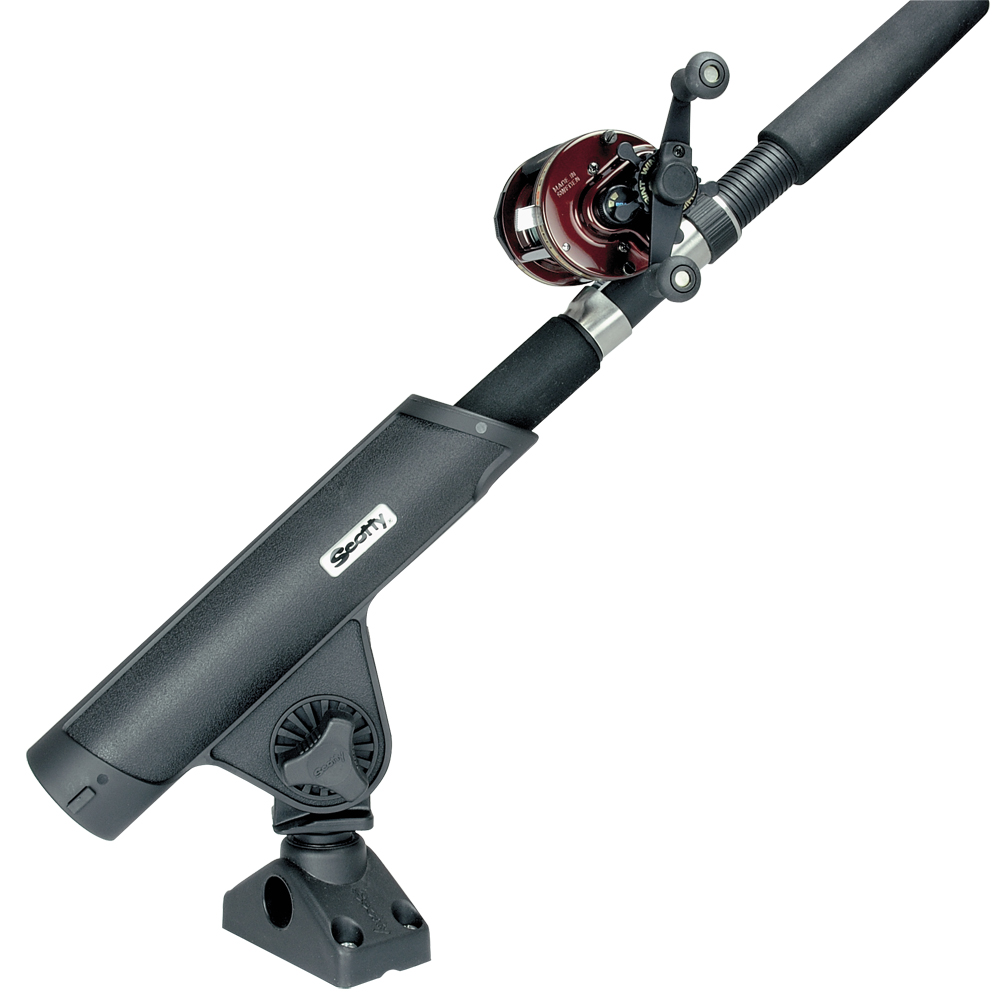 [350] Scotty Rodmaster II Rod Holder with 241 Deck/Side Mount - Black