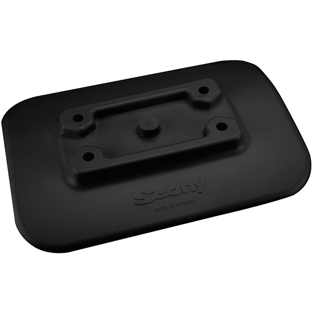 Scotty Glue-On Mount Pad for Inflatable Boats - Black