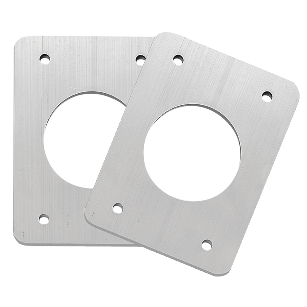 [BP-150BSY-320-1] TACO Backing Plates for Grand Slam Outriggers - Anodized Aluminum