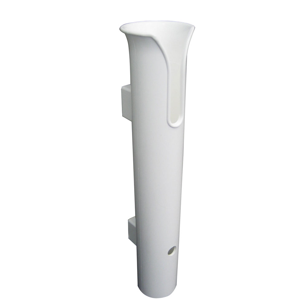 [P04-0111W] TACO Poly Stand-Off Rod Holder with Stainless Steel Hardware - White