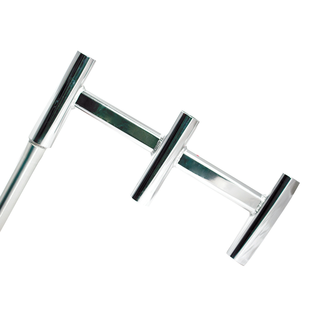 [88149-1] Tigress Offset Triple Aluminum Rod Holder - Straight Butt