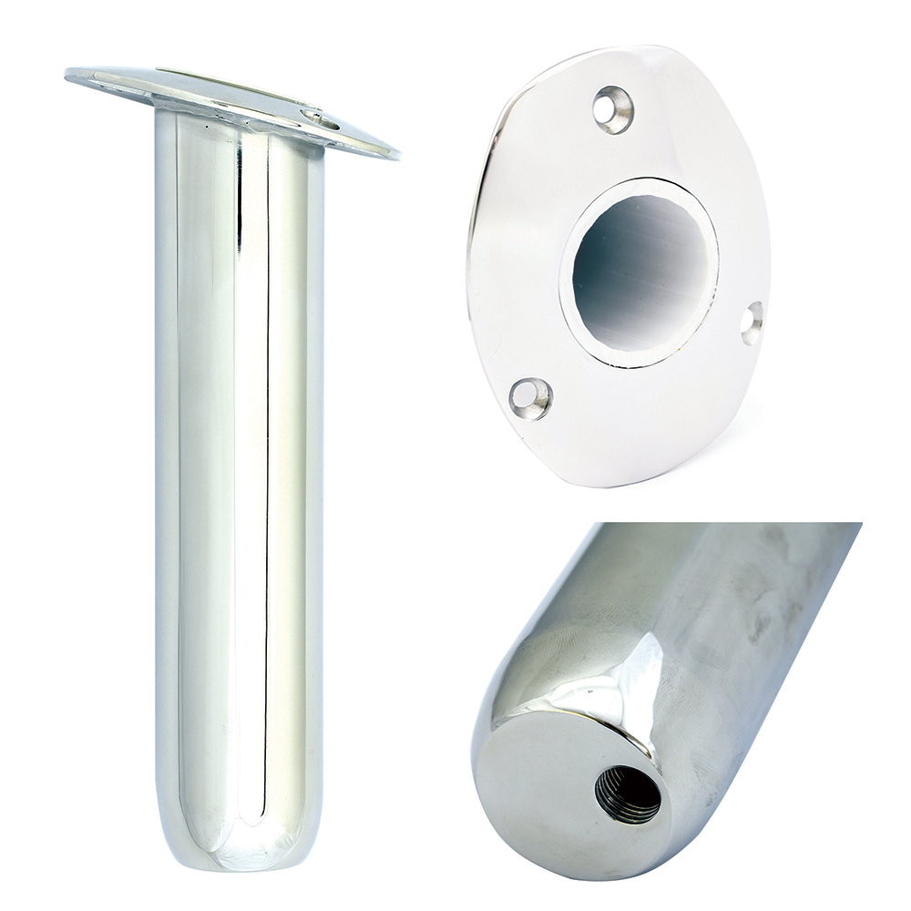 [88537] Tigress Oval Head Closed Base Rod Holder - 0° - 9"