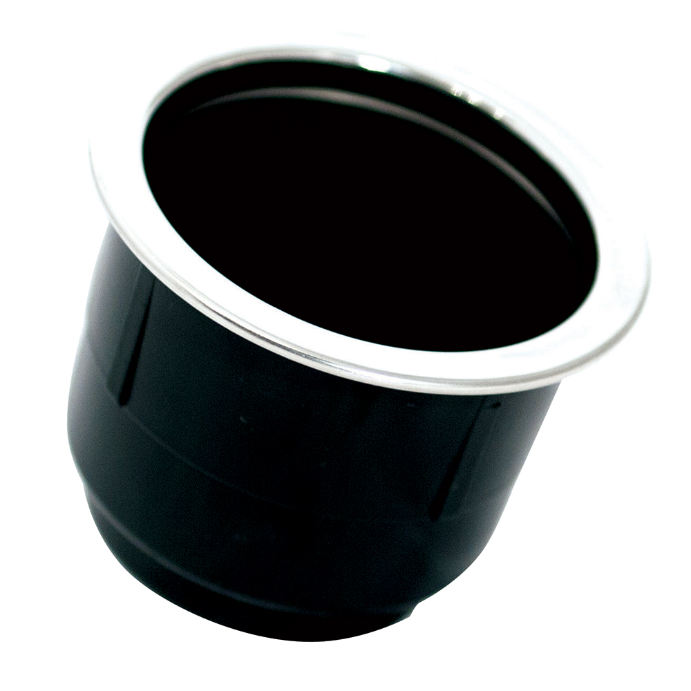 [PCHE-BP] Tigress Black Plastic Cup Holder Insert with SS Ring On Top