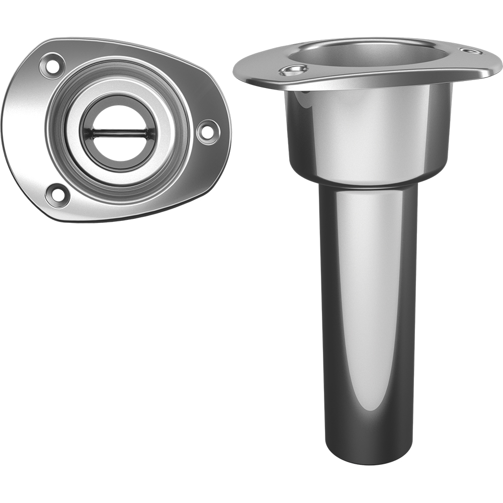 [C2000ND] Mate Series Stainless Steel 0° Rod & Cup Holder - Open - Oval Top