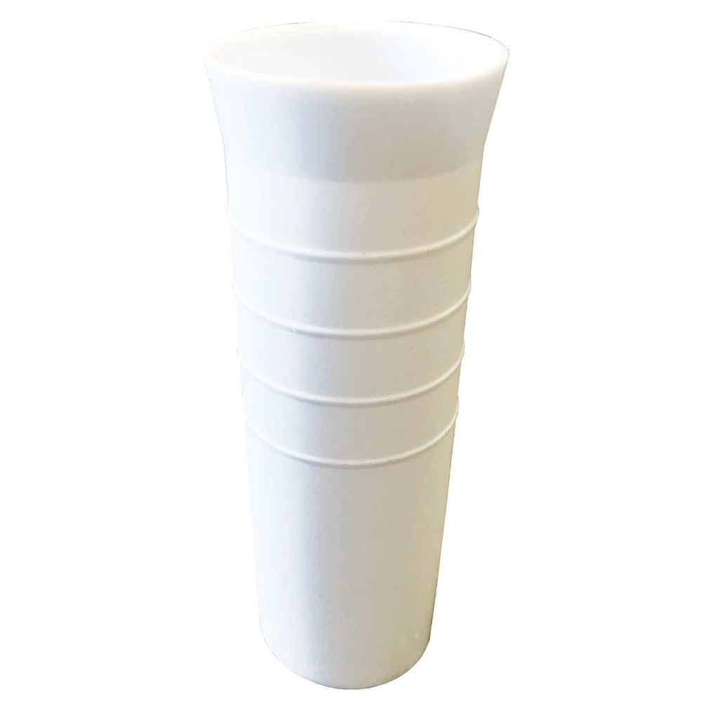 [88152-3] Tigress 8-1/2" Ribbed Replacement Vinyl Insert Liner - White