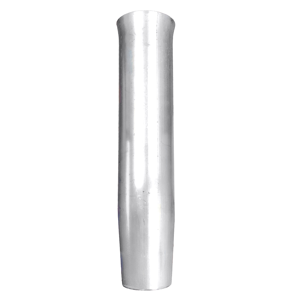 Tigress Weld On Aluminum Flared Rod Holder without Blade Mill Finished 10"