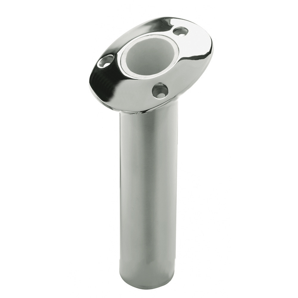 C.E. Smith - Flush Mount Rod Holder - 15 Degree - Cast - 10.5" Deep