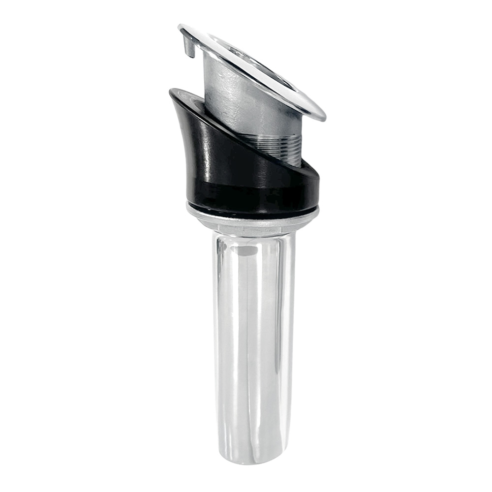 [77275] Tigress 9" 30-Degree Rod Holder - Screwless - Stainless Steel