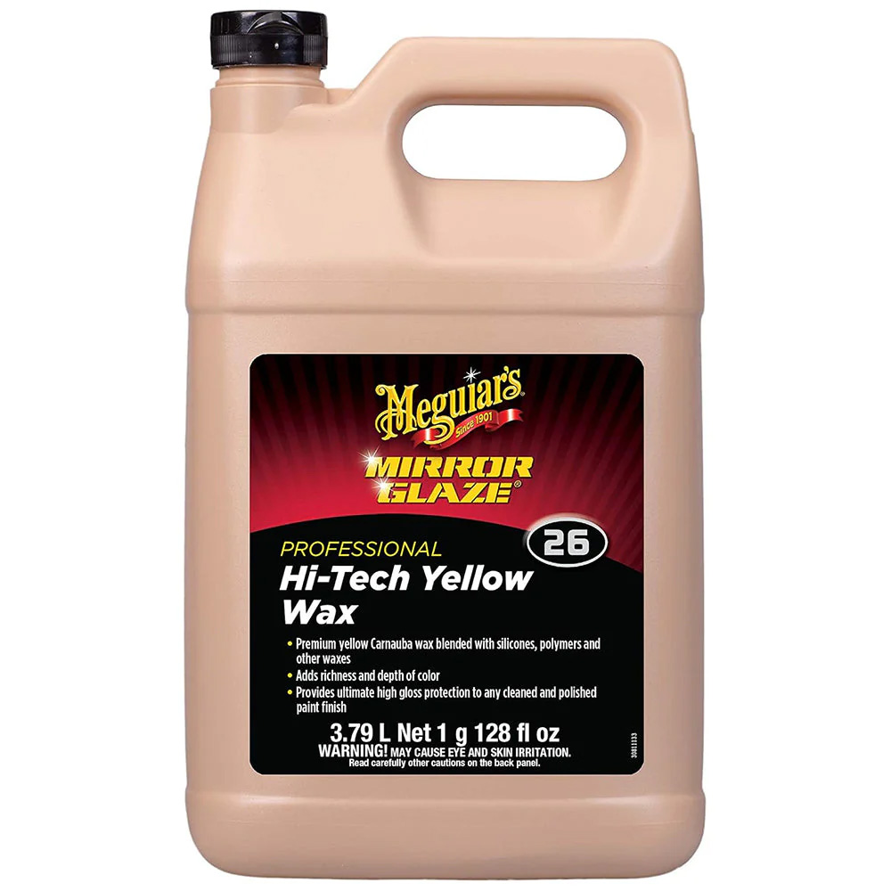 [M2601] Meguiar's Professional Hi-Tech Yellow Liquid Wax - 1 Gallon