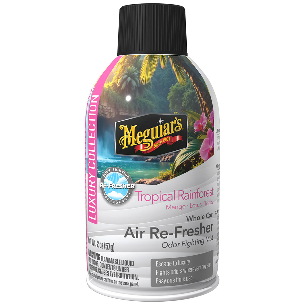 [G262602] Meguiar's Tropical Rainforest Whole Car Air Re-Fresher Aerosol - 2oz