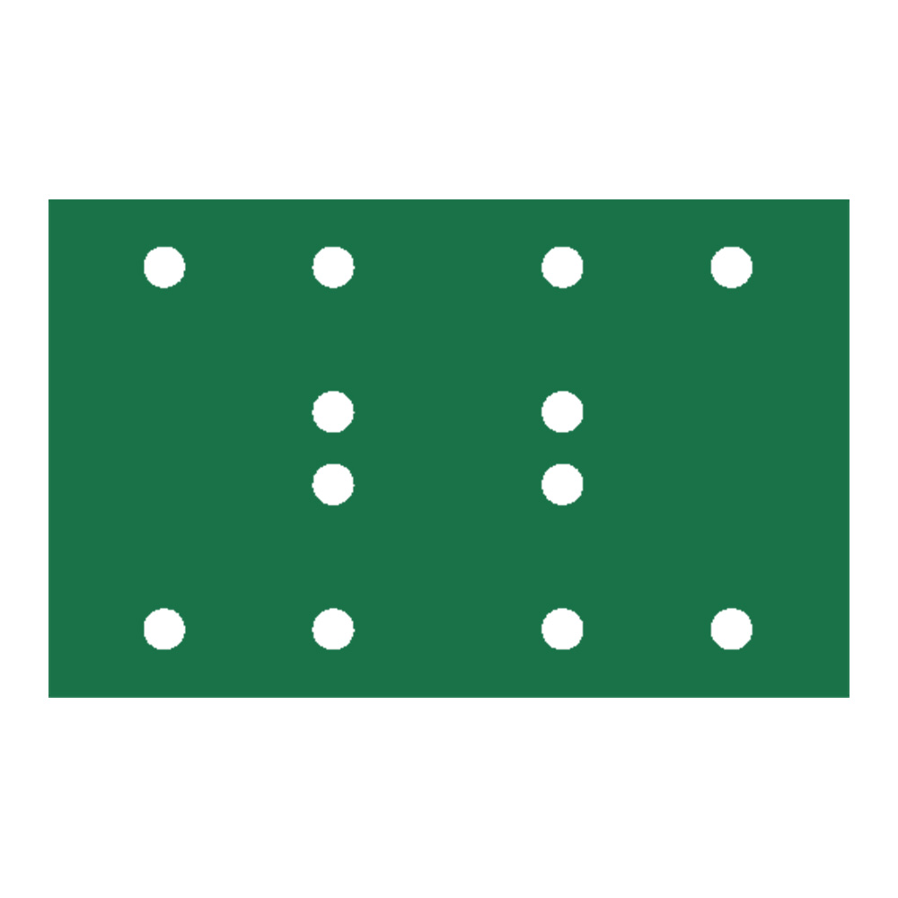 RUPES PROCUT Film Abrasive Sheet 80mm x130mm (3.15" x 5.1") - 12 Holes - P68 Grit *Box of 100pcs