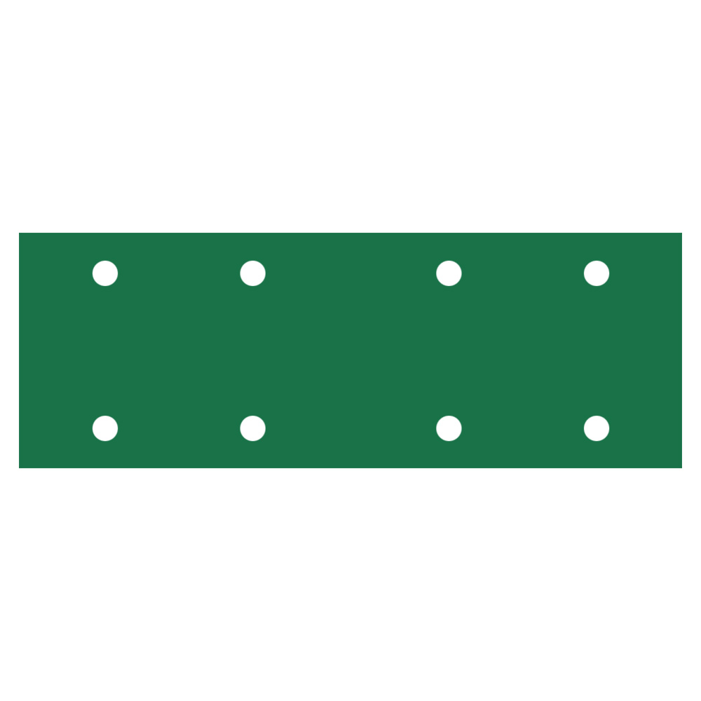 RUPES PROCUT Film Abrasive Sheets 70mm x 200mm (2.75" x 7.8") - 8 Holes - P40 Grit *Box of 50pcs