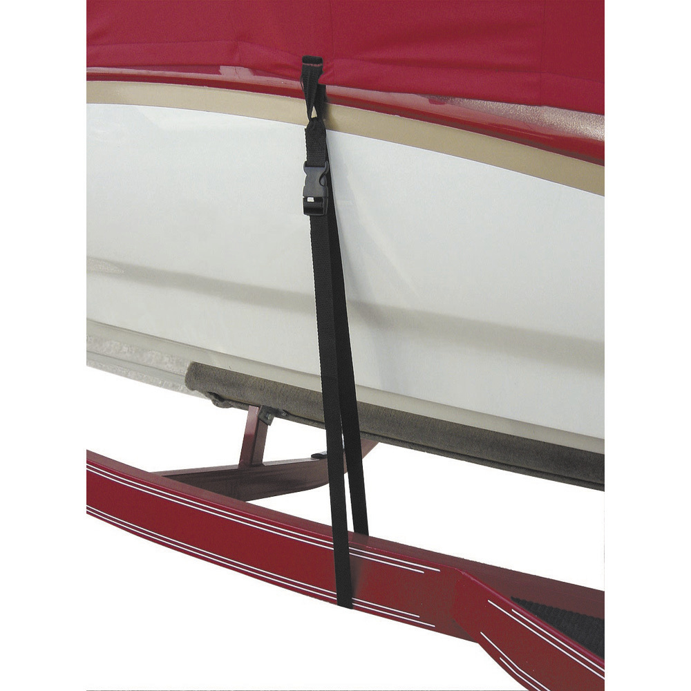 [F14264] BoatBuckle Snap-Lock Boat Cover Tie-Downs - 1" x 4' - 6-Pack