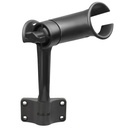 RAM Mount RAM Tube Jr. Fishing Rod Holder with Standard 6" Length Post Spline & Bulkhead Mounting Base