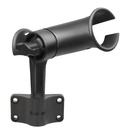 RAM Mount RAM Tube Jr. Fishing Rod Holder with Short 4" Length Post Spline & Bulkhead Mounting Base