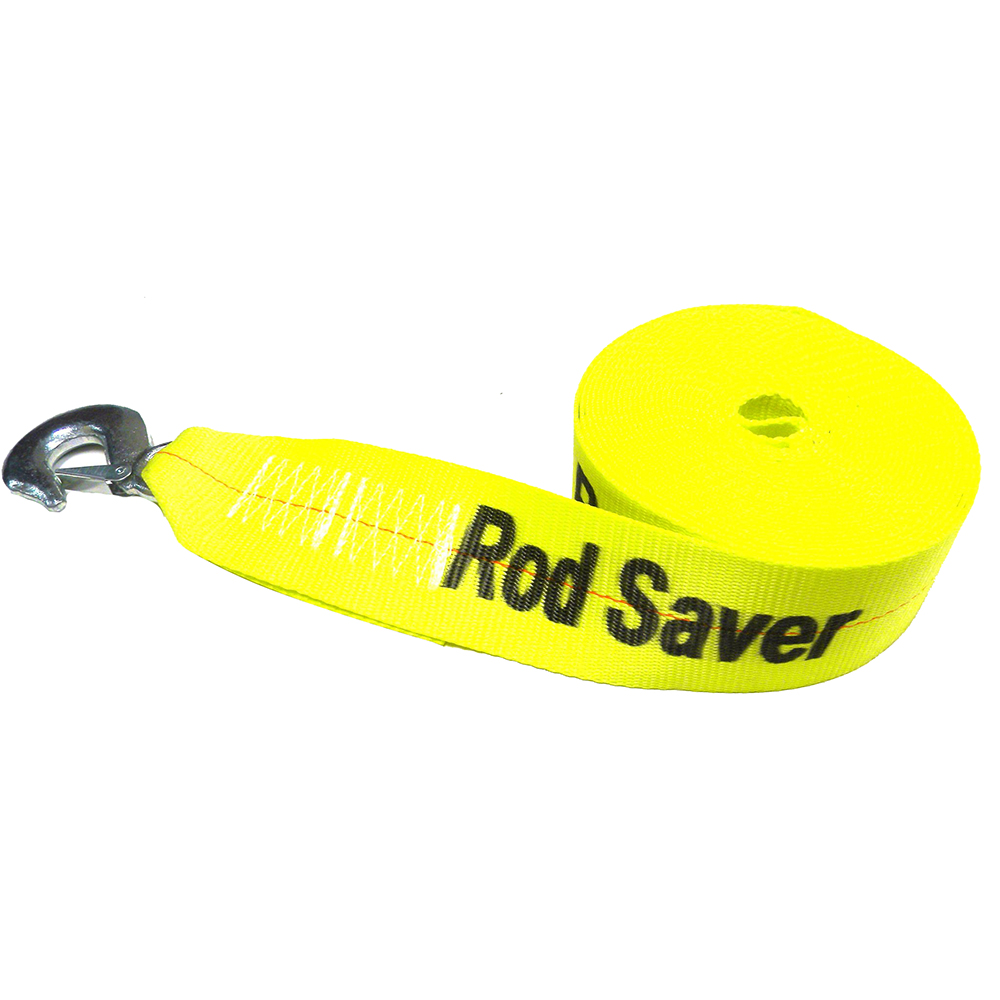 [WS3Y30] Rod Saver Heavy-Duty Winch Strap Replacement - Yellow - 3" x 30'